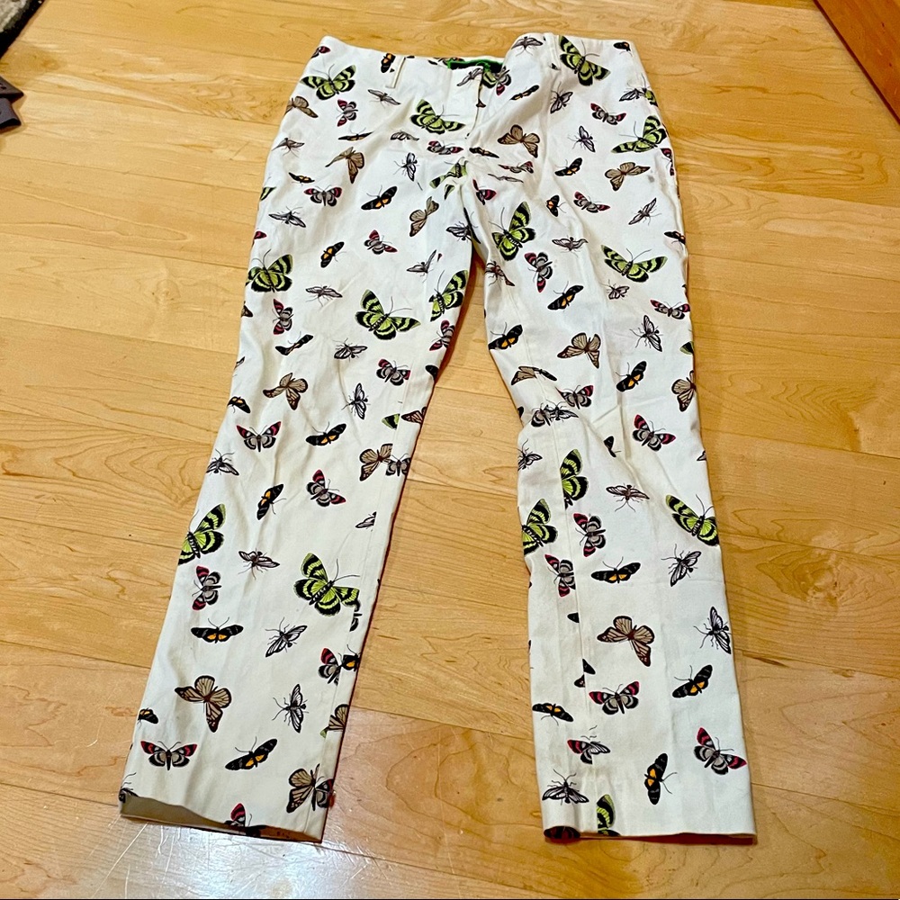 C Wonder Butterfly Moth White Pants